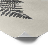 Vintage Ferns Poster (Ecke)