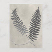 Vintage Ferns Postkarte (Vorderseite)