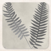 Vintage Ferns Rechteckiger Pappuntersetzer (Vorderseite)