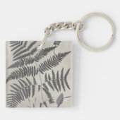 Vintage Ferns Schlüsselanhänger (Rückseite)