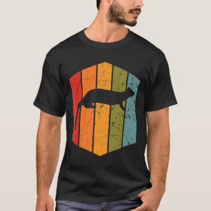 Vintage Ferse für tierisches Retro Ferret T-Shirt