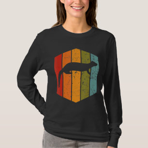 Vintage Ferse für tierisches Retro Ferret T-Shirt