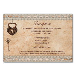 Vintage Feststelltaste und Empfang-Tasteneingabe Tischnummer