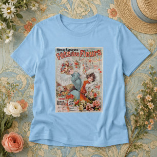 Vintage Fête des Fleurs 1902 Art Nouveau Blumen T-Shirt
