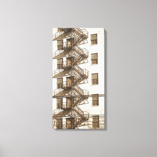 Vintage Feuerentfernung Leinwanddruck (Vorderseite)