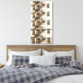 Vintage Feuerentfernung Leinwanddruck (Insitu (Schlafzimmer))