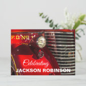 Vintage Feuerfestspiele Einladung (Stehend Vorderseite)