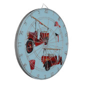 Vintage Feuerlöschausrüstung, Dartscheibe (Vorderseite Links)