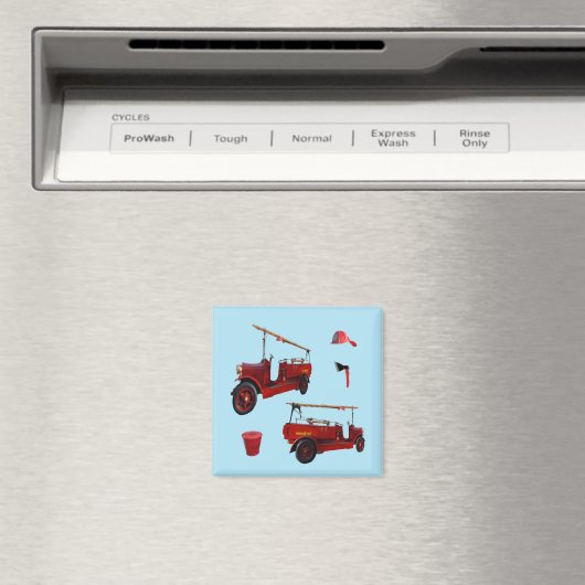 Vintage Feuerlöschausrüstung, Magnet (In Situ (Geschirrspüler))