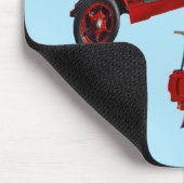 Vintage Feuerlöschausrüstung, Mousepad (Ecke)