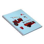 Vintage Feuerlöschausrüstung, Notizblock (Rechte Seite)