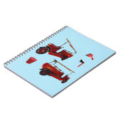 Vintage Feuerlöschausrüstung, Notizblock (Linke Seite)