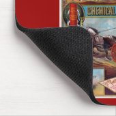 Vintage Feuerlöscher-Werbung Mousepad (Ecke)