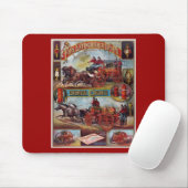 Vintage Feuerlöscher-Werbung Mousepad (Mit Mouse)
