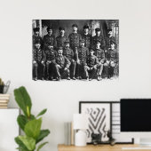 Vintage Feuerwehr Poster (Heimbüro)