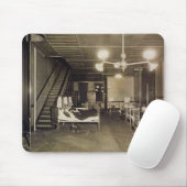 Vintage Feuerwehrmänner - Feuerwache-Betten Mousepad (Mit Mouse)