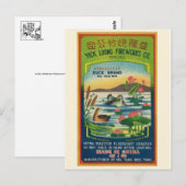 Vintage Feuerwerk Paket Postkarte (Vorne/Hinten)