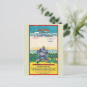 Vintage Feuerwerkspaket Postkarte (Stehend Vorderseite)