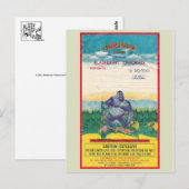 Vintage Feuerwerkspaket Postkarte (Vorne/Hinten)