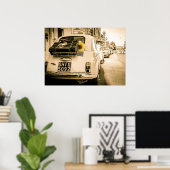 Vintage Fiat 500, Cinquecento, in Italy Poster (Heimbüro)