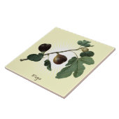 Vintage Fig Frucht Botanische Keramik Tile Fliese (Seite)