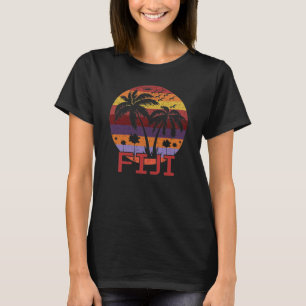 Vintage Fiji Summer Beach Reise T-Shirt