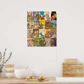 Vintage Fiktion-Collage, Version 2 Poster (Küche)