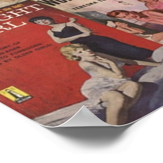 Vintage Fiktion Poster (Ecke)