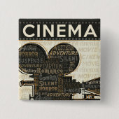 Vintage Film-Kamera Button (Vorderseite)