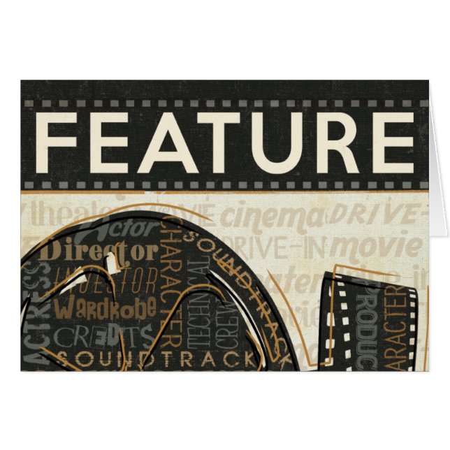 Vintage Film-Spule (Vorderseite (Horizontal))