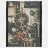 Vintage Film-Spulen-Projektor-Fleece-Decke Fleecedecke (Vorderseite)
