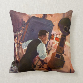 Vintage Film-Theater-Filmvorführer-Film-Kamera Kissen