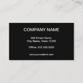 Vintage Filmkamera Beruflich Film Director Visitenkarte (Rückseite)