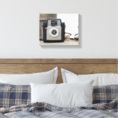 Vintage Filmkamera Blume Pot & Glasses 8x10 Leinwanddruck (Insitu (Schlafzimmer))