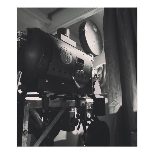 Vintage Filmkamera Fotodruck (Vorne)