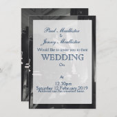 Vintage Filmkamera Fotodruck Einladung (Vorne/Hinten)