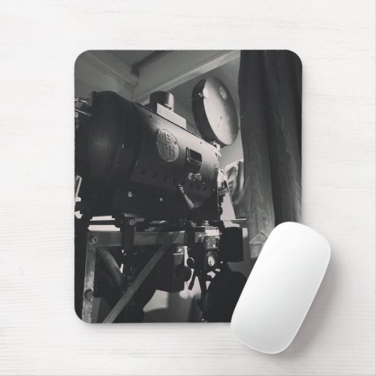Vintage Filmkamera Fotodruck Mousepad (Mit Mouse)