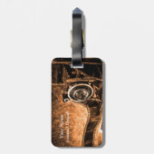 Vintage Filmkamera Gepäckanhänger (Rückseite vertikal)