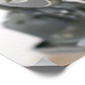 Vintage Filmkamera mit Bellows Nah-Up 16x20 Poster (Ecke)