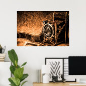 Vintage Filmkamera Poster (Heimbüro)