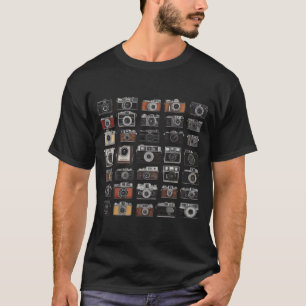 Vintage Filmkameras - Geschenk für Fotografie T-Shirt