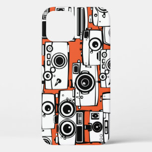 Vintage Filmkameras, nahtlos. Case-Mate iPhone Hülle