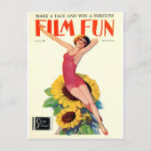 Vintage Filmmusik - Badebekleidung Postkarte (Vorderseite)