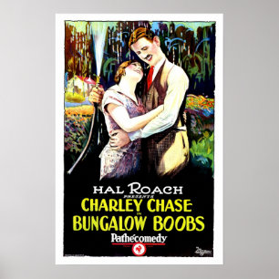 Vintage-Filmplakat - Hal Roach Komödie Poster