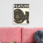 Vintage Filmrolle Leinwanddruck (Insitu (Wohnzimmer))