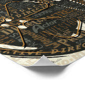 Vintage Filmrolle Poster (Ecke)