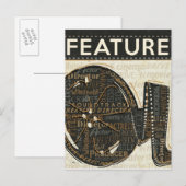 Vintage Filmrolle Postkarte (Vorne/Hinten)