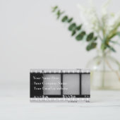 Vintage Filmstrip Geschäfts-Karte II Visitenkarte (Stehend Vorderseite)