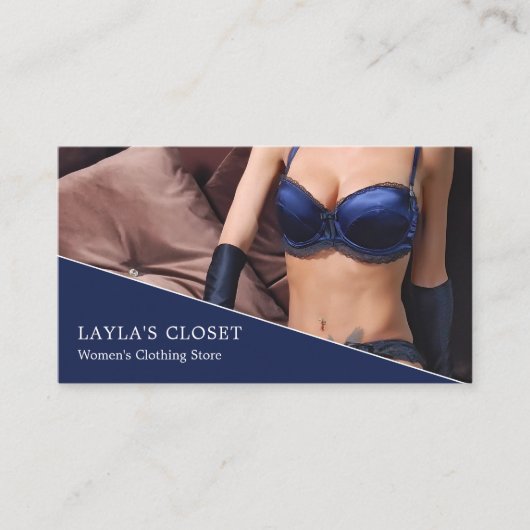 Vintage Fingerabdrücke, Kleidungsgeschäft für Frau Visitenkarte (Vorderseite)