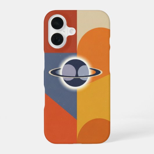 Vintage-Finsternis auf Blöcken iPhone 16 Hülle (Rückseite)
